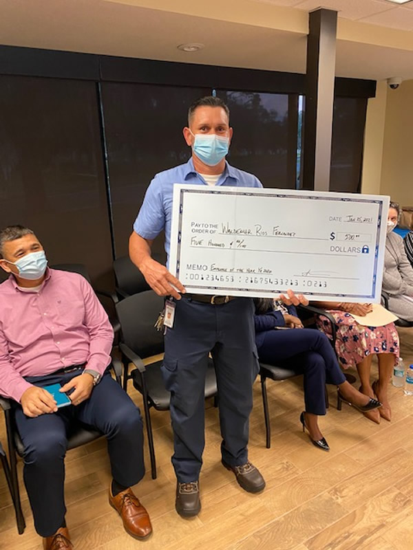 Waldemar Rios Fernandez - Employee of the Year 2020